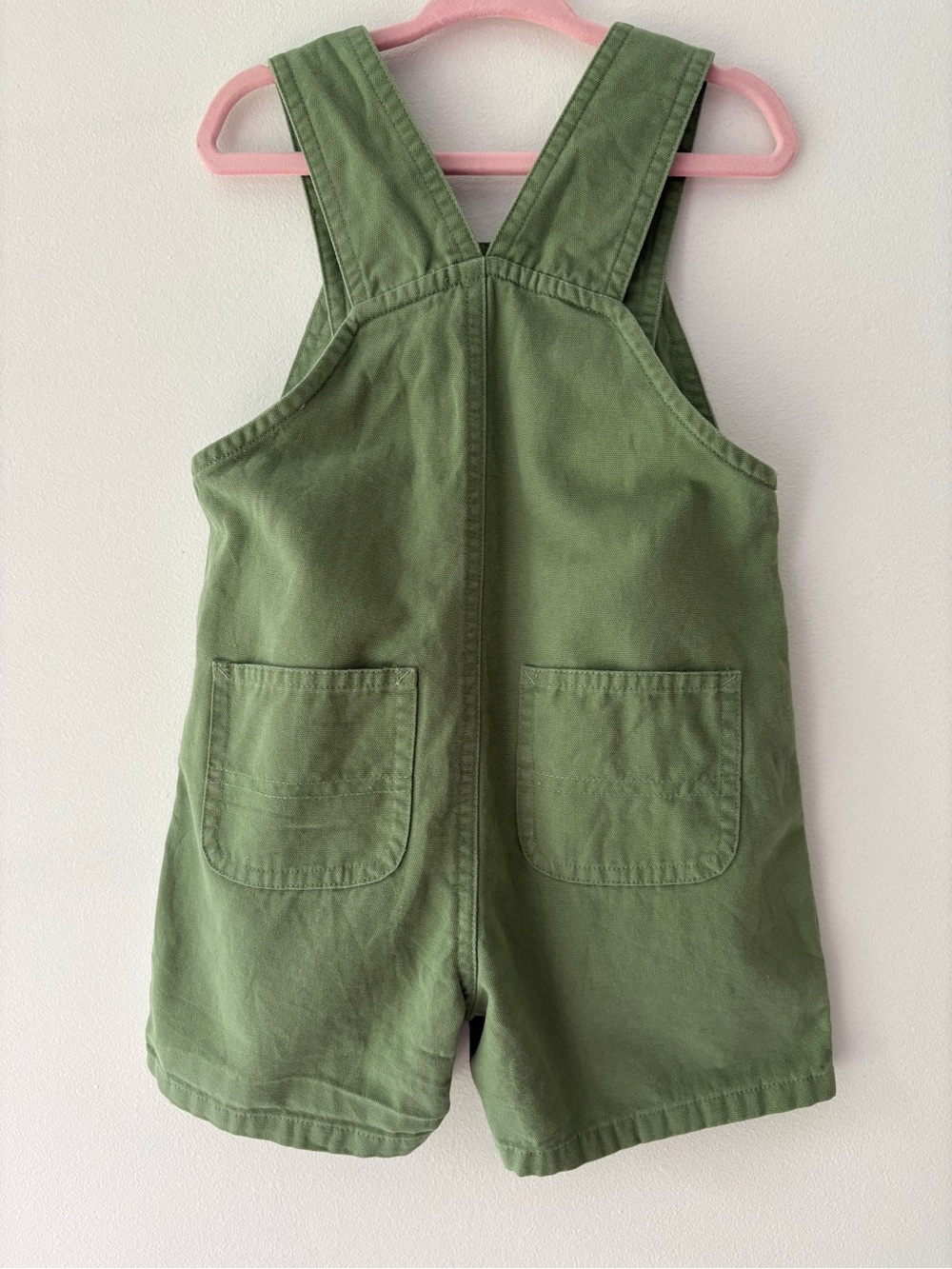 Carhartt Green Girls' Short Overalls - Picture 2 of 5